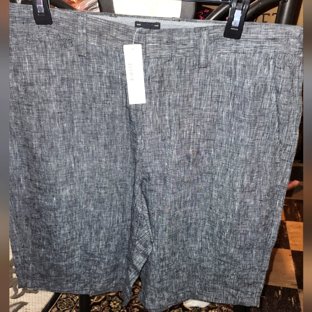 New J Crew Blue Dress Shorts For Men Sz 35